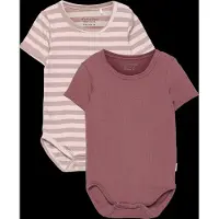 Minymo Bodyer k/æ - 2-pak - Violet Ice - - 56 - Body K/Æ