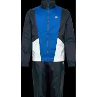 Nike Træningsdragt Club Woven - Navy/Hvid/Blå, størrelse Medium