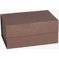 OYOY Hako opbevaringsæske A5 Dark caramel