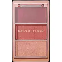 Revolution Beauty Blush Icon Palette Blush-palette 3 g Aura Points Rose