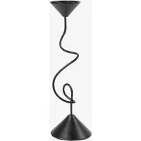 Broste Copenhagen Selma lysestage 26,5 cm Black