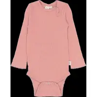 Petit Piao Body l/æ - Rib/Modal - PPSea - Dusty Rose - - 62 - Body L/Æ
