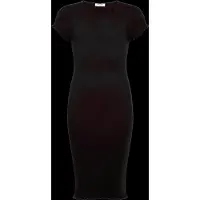 Rosemunde Kjole - Rib - Modal/Bomuld - RkBalta - Black - - 16 år (176) - Kjole