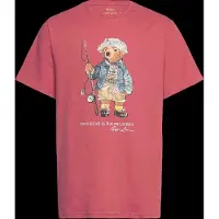 Ralph Lauren T-shirt - Adirondack Berry m. Print - - 8 år (128) - T-Shirt