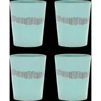 Serax Ottolenghi Feast tekop 33 cl 4-pak Azure stripes-red