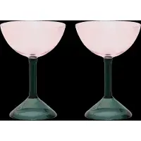 Urban Nature Culture gavesæt coupeglas 2-pak Pink