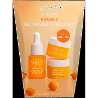 Lumene Nordic-C [Valo] Glow Essentials Set Ansigtsplejesæt 3 x 15 ml