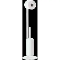 Zone Denmark Rim toiletrulleholder med børste White