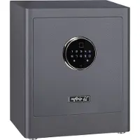 Basi mySafe Premium 350, Fritstående pengeskab, Grå, Elektronisk, Kode, Fingeraftrykslæser, 1 hylder, Batteri, AA