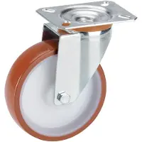 Dörner + helmer 731551 731551 Hjul Hjuldiameter: 100 mm Bæreevne (maks.): 150 kg 1 stk