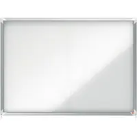 Nobo Premium Plus 18x A4 Ark Magnetisk Hvid Overflade Indendørs Displayskab Med Skydedør