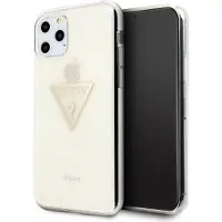 GUESS GUHCN58SGTLGO iPhone 11 Pro guld/guld hard case Glitter Triangle