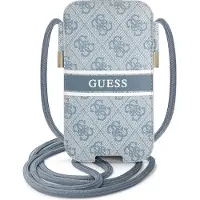 GUESS Håndtaske GUPHL4GDBL 6,7" blå/blå hardcase 4G Stripe