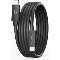 ORICO USB4 Thunderbolt 5-kabel 80 Gbps 240 W USB-C til USB-C 1 m – sort