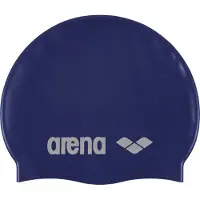 Arena Classic Silicone Cap, Blå, Sølv, Hovedhætte, Unisex, Voksen, Krydstræning, Svømning, Silikone