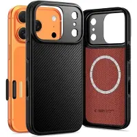 Tech-Protect Kevlar Aramid MagSafe-etui til iPhone 17 Pro – sort