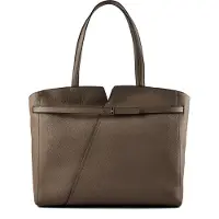 BOSS Tote bag i læder fra Revers med bæltedetalje