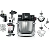 Bosch Serie 6 MUMS6ZS34, 5,5 L, Sort, Rustfrit stål, Dreje, 3,5 kg, 3,5 kg, 1,1 m