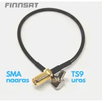 Finnsat adapter cable SMA female - TS9