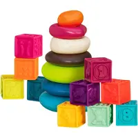 B. toys Stablelegetøj - 17 Dele - One Two Squeeze & Skipping Sto - - OneSize - Stablelegetøj