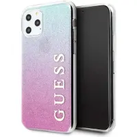 GUESS GUHCN65PCUGLPBL iPhone 11 Pro Max roseblå/lyserød blå hardcase Glitter Gradient