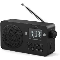 Nedis Rdfm2225bk Bærbar Radio