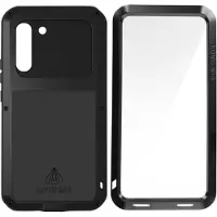 Love Mei Powerful Samsung Galaxy S22 5G Hybrid Cover - Sort