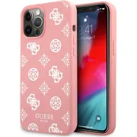 GUESS GUHCP12LLSPEWPI iPhone 12 Pro Max 6,7" pink/pink hard case Peony Collection