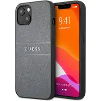 GUESS GUHCP13SPSASBGR iPhone 13 mini 5,4" grå/grå Saffiano Strap