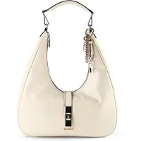 GUESS Skuldertaske 'Brooke Hobo' creme