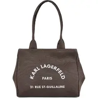Karl Lagerfeld Shopper 'Cabas Convertible Coton Taupe' brun