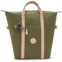 Kipling Rygsæk 'New Art' beige / oliven
