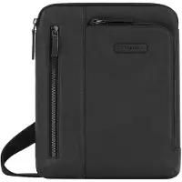 Piquadro Skuldertaske sort