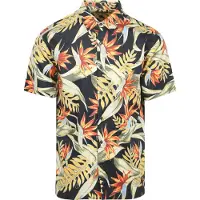 Superdry Superdrytil mænd. M4010947A Navy skjorte med hawaii-print (XL), Casual, Modal, Korte ærmer, Blå