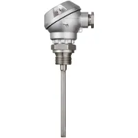 Jumo Temperatursensor Sensortype Pt100 -50 til 400 °C Sensorlængde 250 mm Sensordiameter 6 mm