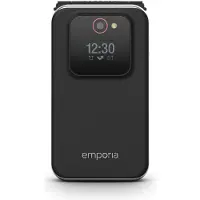 Emporia emporiaJOY (V228), 2G, (V3), klaptelefon med store knapper, sort