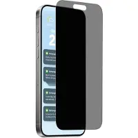 Puro iPhone 17/17 Pro/16 Privacy Skærmbeskyttelse Hærdet Glas 9H - Anti-spion