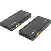 Digitus DS-55508 - Sender og modtager - video/audio/infrarød/seriel forlænger - HDMI, HDBaseT - over CAT 5e/6/7/8 - op til 150 m