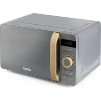 Domo DO3420, Bordplade, Solo mikroovn, 20 L, 800 W, Indbygget skærm, Knapper, Dreje