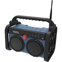 Soundmaster DAB85BL Stereo DAB+/FM bygg/trädgårds-radio med Bluetooth