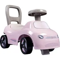 Smoby Auto 2i1 push-and-go bil, lyserød