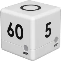 TFA-Dostmann TFA Cube Timer - Æggeur trådløs - hvid