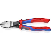 Knipex Kraft-skævbider sort atramenteret med flerkomponent-håndtag 200 mm