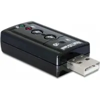 DeLOCK - Lydkort - 24 bit - 96 kHz - 7.1 - USB 2.0 - CM6533