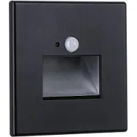 Paulmann Edge Quadro, Forsænket, Firkant, 1 pære(r ), 2700 K, IP20, Sort
