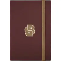 BOSS Bordeauxfarvet A5-notesbog med Double B-monogram