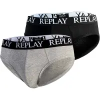 Replay Slip grå / sort / hvid
