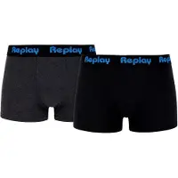 Replay Boksershorts himmelblå / blå-meleret / sort