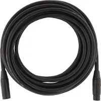 Fender Professionelt 25 Fod Langt Mikrofonkabel Sort