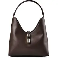 Furla Skuldertaske 'Goccia' mørkebrun